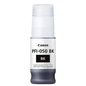 Canon PFI-050 BK Preto, frasco de 70 ml de tinta